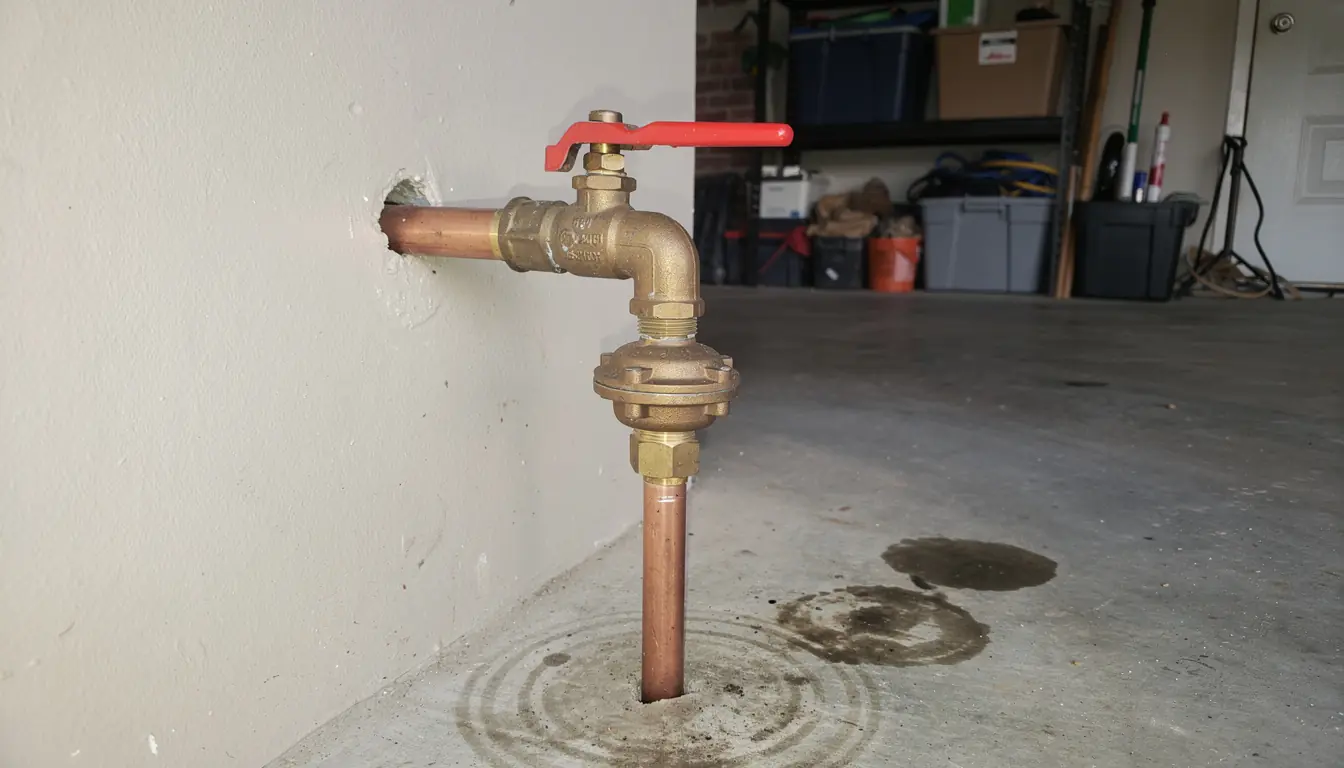 Water main shut-off valve
